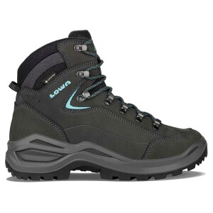 [o[ lQ[h EVO SAebNX ~bh nCLO u[c fB[X i Asphalt / Turquoise j | LOWA Renegade Evo Goretex Mid Hiking Boots Women [t]