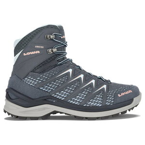 [o[ CmbNX v SAebNX ~bh nCLO u[c fB[X i Steel Blue / Salmon j | LOWA Innox Pro Goretex Mid Hiking Boots Women [t]