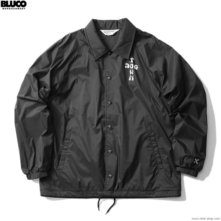 楽天市場】BLUCO ブルコ BLUCO COACH JACKET -DOGTOWN- (BLACK) [OL 