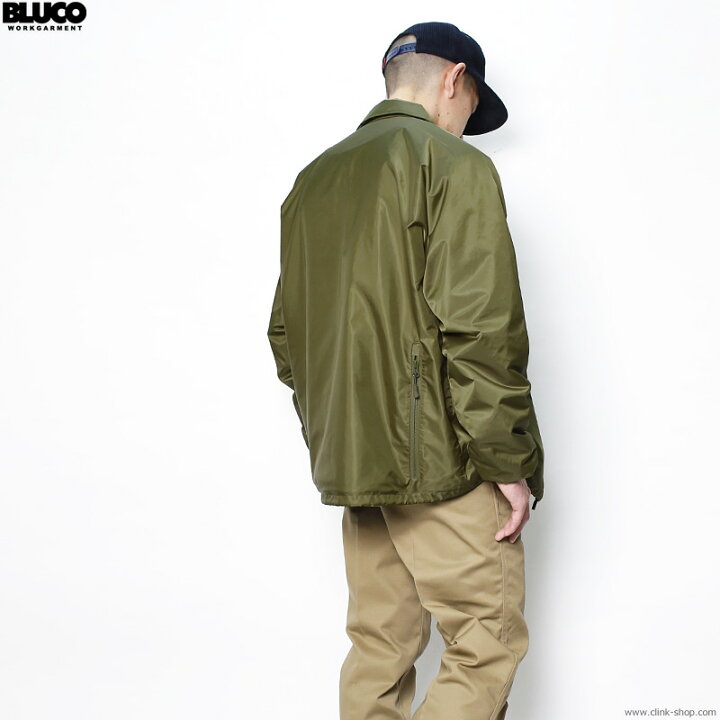 楽天市場】BLUCO ブルコ BLUCO BOA COACH JACKET (OLIVE) [OL-051-021 