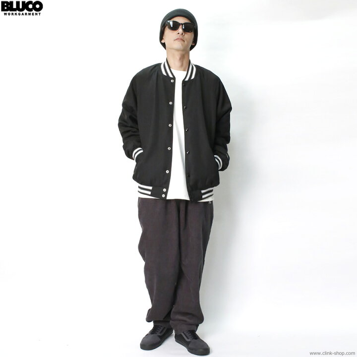楽天市場】BLUCO ブルコ BLUCO STADIUM JACKET (BLACK) [1353] メンズ 