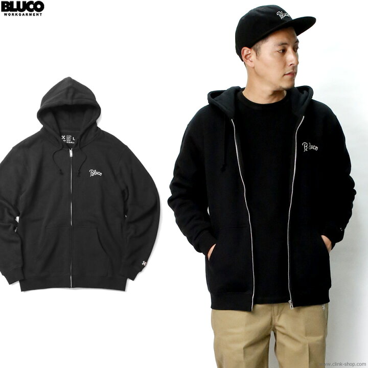 楽天市場】BLUCO ブルコ ジップアップパーカー メンズ 秋冬用 綿100 