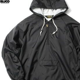 BLUCO ブルコ BLUCO PULLOVER PARKA (BLACK) [141-31-004] メンズ ジャケット アウター 春ジャケット ナイロン フードジャケット