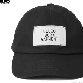 BLUCO ブルコ BLUCO 6PANEL CAP - BWG - (BLACK) [143-61-003] メンズ ヘッドギア キャップ