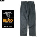 SALE セール 10％OFF 2025年春新作 BLUCO ブルコ ワークパンツ メンズ オールシーズン ポリエステル65％ 綿35％ ネイビー M-XL BLUCO SAILOR WORK PANTS (BLUCO BLUE) [151-41-008] ボトムス チノ スタンダード 定番 セーラーパンツ