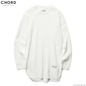 CHORD NUMBER EIGHT コードナンバーエイト CHORD NUMBER EIGHT L.S LONG THERMAL (WHITE) [N8M1F5-CS02] メンズ Tシャツ サーマル ホワイト