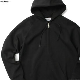 CARHARTT WIP カーハート CARHARTT WIP HOODED CHASE JACKET (BLACK) メンズ トップス ヘビーウェイトスウェット パーカー ジップ