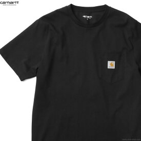 CARHARTT WIP カーハート CARHARTT WIP S/S POCKET T-SHIRT (BLACK) メンズ 半袖Tシャツ ポケット付き レギュラーフィット