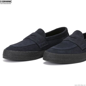 CONVERSE �R���o�[�X �X�j�[�J�[ �X�P�[�g�{�[�f�B���O �����Y �l�C�r�[ �X�G�[�h CONVERSE SKATEBOARDING CS LOAFER II SK (NVY/BLK) ���[�t�@�[ 33702640