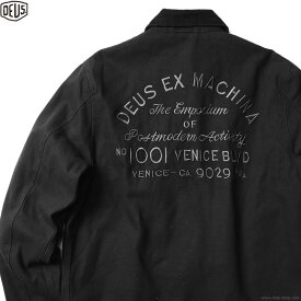 DEUS EX MACHINA デウス エクス マキナ DEUS EX MACHINA ADDRESS WORKWEAR JACKET (BLACK) メンズ アウター ワーク 秋冬アウター