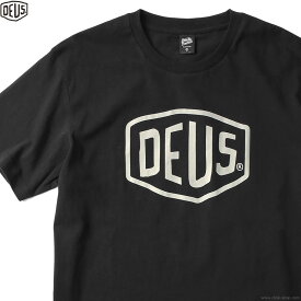 SALE セール 10％OFF DEUS EX MACHINA デウス エクス マキナ DEUS EX MACHINA SHIELD TEE (BLACK) メンズ Tシャツ 半袖