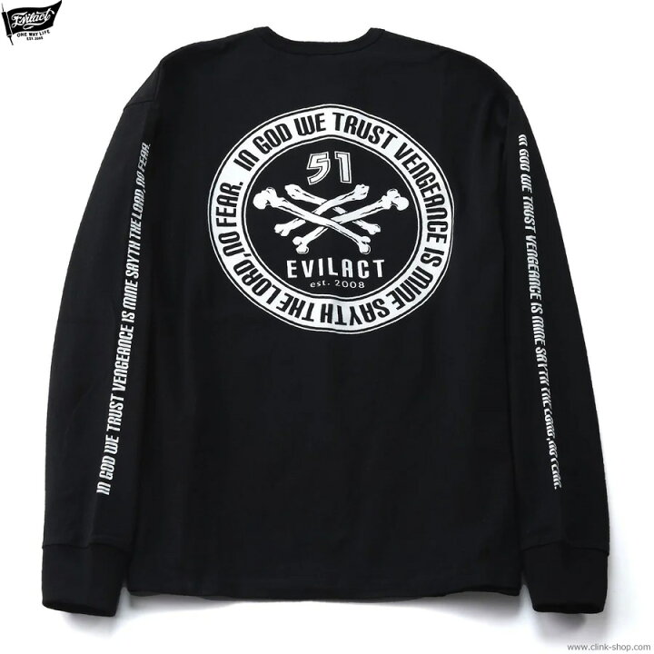楽天市場】EVILACT イーブルアクト 長袖Tシャツ メンズ オールシーズン 