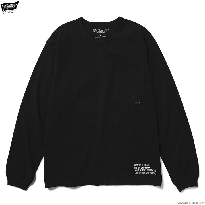 楽天市場】EVILACT イーブルアクト 長袖Tシャツ メンズ オールシーズン 
