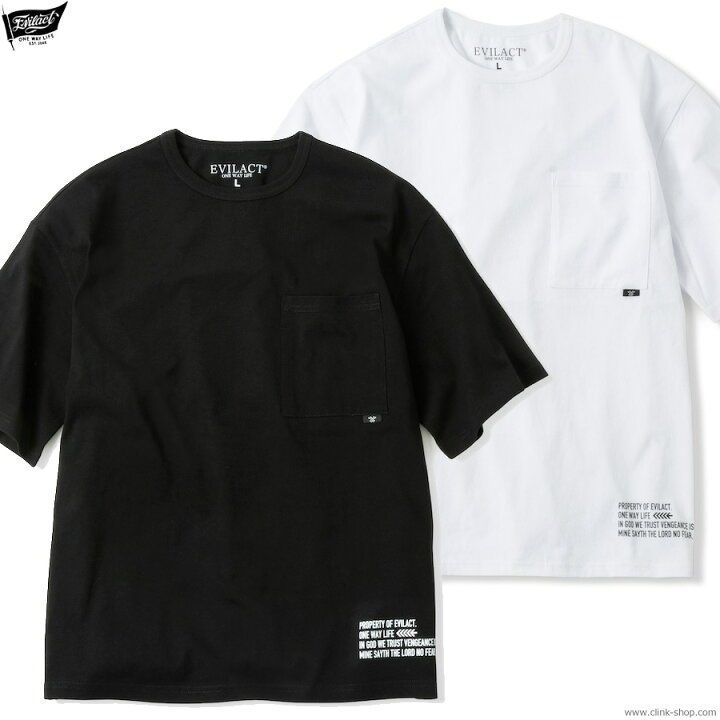 楽天市場】EVILACT イーブルアクト 半袖Tシャツ メンズ オールシーズン 