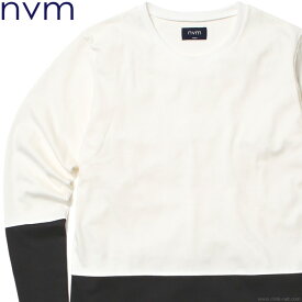 SALE セール 10％OFF NVM エヌブイエム NVM SWITCHING LS T (WHITE) [NVM16A-CS01] メンズ Tシャツ 長袖 ホワイト ロンT
