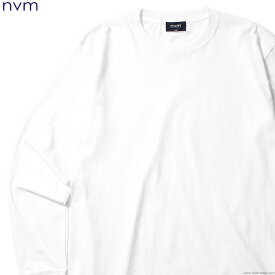 NVM エヌブイエム NVM NEVERMIND LST (WHITE) [NVM18S-TE01] メンズ Tシャツ 長袖 ホワイト ロンT