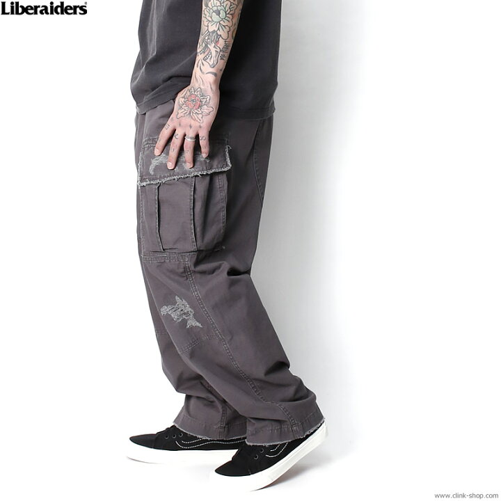 楽天市場】LIBERAIDERS リベレイダーズ LIBERAIDERS REPAIRED RIP STOP 