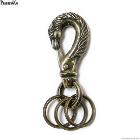 PEANUTS&COMPANY ピーナッツアンドカンパニー PEANUTS & CO. HORSE KEY HOOK LARGE (BRASS) メンズ アクセサリー キーチェーン ピーナッツカンパニー