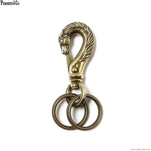 PEANUTS&COMPANY s[ibcAhJpj[ L[`F[ uX ^J PEANUTS & CO. HORSE KEY HOOK MEDIUM (BRASS) Y ANZT[ s[ibcJpj[