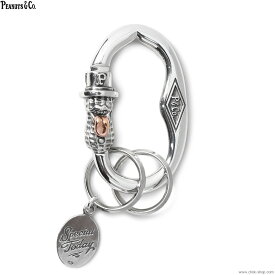 PEANUTS&COMPANY ピーナッツアンドカンパニー PEANUTS & CO. BEROPEANUTS CARABINER (SILVER×COPPER) メンズ アクセサリー キーチェーン ピーナッツカンパニー