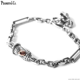 PEANUTS&COMPANY ピーナッツアンドカンパニー PEANUTS & CO. BEROPEANUTS THIN BRACELET (SILVER×10K) メンズ アクセサリー ブレスレット ピーナッツカンパニー