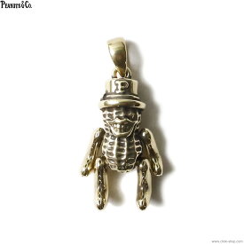 PEANUTS&COMPANY ピーナッツアンドカンパニー ペンダントトップ メンズ オールシーズン 真鍮 ブラス PEANUTS & CO. TEDDY PEANUTS (BRASS) アクセサリー ピーナッツカンパニー ピーナッツコー ネックレス