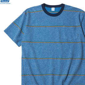 SALE セール 30％OFF RADIALL ラディアル RADIALL EL CAMINO - CREW NECK T-SHIRT S/S (BLUE) [RAD-23SS-CUT005] メンズ Tシャツ 半袖 ルーズ ゆったり オーバーサイズ
