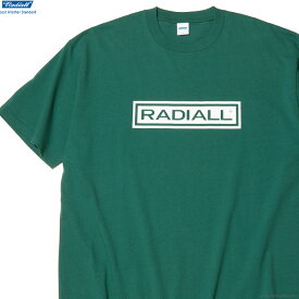 RADIALL ラディアル RADIALL WHEELS - CREW NECK T-SHIRT S/S (FOREST GREEN) [RAD-24SS-TEE010] メンズ 半袖 ルーズ ゆったり オーバーサイズ TEE