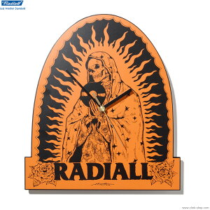 2026�N���������A�C�e�� RADIALL ���f�B�A�� ���v �I�����W RADIALL GUIDANCE - WALL CLOCK [RAD-26NYM-ACC001] �E�H�[���N���b�N