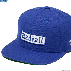 RADIALL ���f�B�A�� �L���b�v �����Y �I�[���V�[�Y�� �A�N����80�� �E�[��20�� �u���[ RADIALL VOC - BASEBALL CAP (ROYAL BLUE) [RAD-26SS-HAT002] �X�i�b�v�o�b�N �X�q �w�b�h�M�A