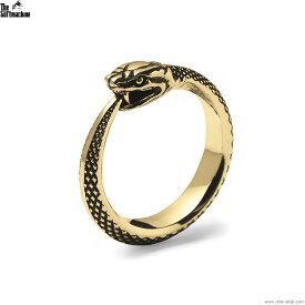 SOFTMACHINE ソフトマシーン リング 真鍮 ブラス SOFTMACHINE UROBOROS RING [BRASS] TATTO タトゥーデザイン 蛇 スネーク