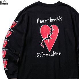 SALE セール 10％OFF SOFTMACHINE ソフトマシーン SOFTMACHINE HEARTBREAK L/S (BLACK) メンズ 長袖Tシャツ ロンT TATTOO タトゥー