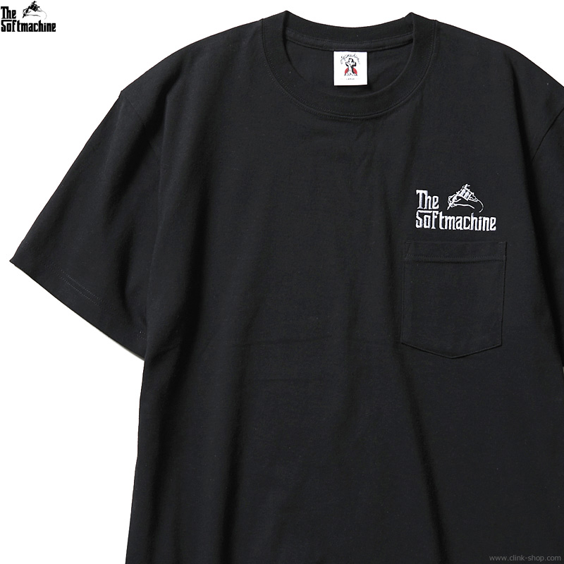 SOFTMACHINE ソフトマシーン SOFTMACHINE GOD-PT (BLACK) メンズ ポケットTシャツ 半袖T TATTO タトゥー