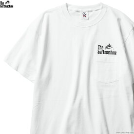 SOFTMACHINE ソフトマシーン 半袖Tシャツ メンズ オールシーズン 綿100％ ホワイト M-XL SOFTMACHINE GOD-PT (WHITE) ポケットTシャツ タトゥーデザイン TATTO TEE