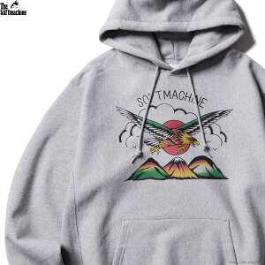 SOFTMACHINE �\�t�g�}�V�[�� �p�[�J�[ �����Y �t�H�~�� ��75�� �|���G�X�e��25�� �O���[ M-XL SOFTMACHINE FREEDOM HOODED (GRAY) TATTO �^�g�D�[�f�U�C�� �v���I�[�o�[ �X�E�F�b�g