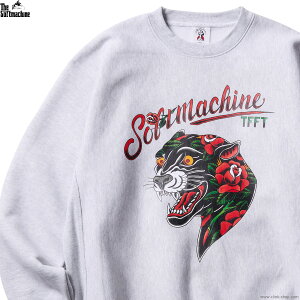 SOFTMACHINE �\�t�g�}�V�[�� �X�E�F�b�g �����Y �t�H�~�� ��75�� �|���G�X�e��25�� �O���[ M-XL SOFTMACHINE PRETEND SWEAT (GRAY) TATTO �^�g�D�[�f�U�C�� �N���[�l�b�N
