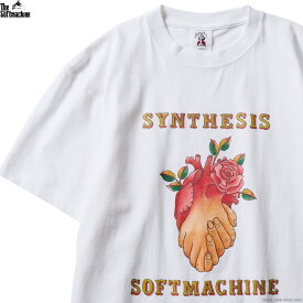 SOFTMACHINE ソフトマシーン 半袖Tシャツ メンズ オールシーズン 綿100％ ホワイト M-XL SOFTMACHINE SYNTHESIS-T (WHITE) タトゥーデザイン TEE