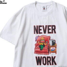 SOFTMACHINE ソフトマシーン 半袖Tシャツ メンズ オールシーズン 綿100％ ホワイト M-XL SOFTMACHINE NEVER WORK-T (WHITE) タトゥーデザイン TEE
