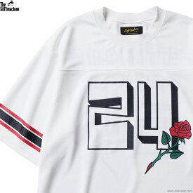 SALE セール 30％OFF SOFTMACHINE ソフトマシーン 半袖Tシャツ メンズ オールシーズン 綿100％ ホワイト M-XL SOFTMACHINE HISTORIA-FT (MESH FOOTBALL T-SHIRTS) (WHITE) タトゥーデザイン TEE