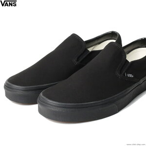 VANS @Y Xj[J[ Y I[V[Y LoX ubN US8-US10 26cm-28cm VANS CLASSIC SLIP-ON BLACK/BLACK oY Xb|  XP[g{[fBO BMX