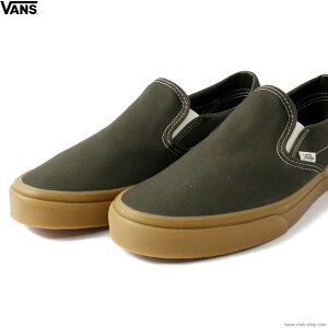 VANS ���@���Y �X�j�[�J�[ �����Y �I�[���V�[�Y�� �L�����o�X �O���[�� �K���\�[�� US8-US10 26cm-28cm VANS CLASSIC SLIP-ON GUM OBSIDIAN FERN �o���Y �X���b�|�� ��� �X�P�[�g�{�[�f�B���O BMX