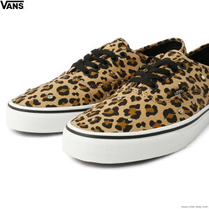 VANS ���@���Y �X�j�[�J�[ �����Y �I�[���V�[�Y�� �L�����o�X ���I�p�[�h US8-US10 26cm-28cm VANS AUTHENTIC LEOPARD TAN �o���Y �I�[�Z���e�B�b�N ��� �X�P�[�g�{�[�f�B���O BMX