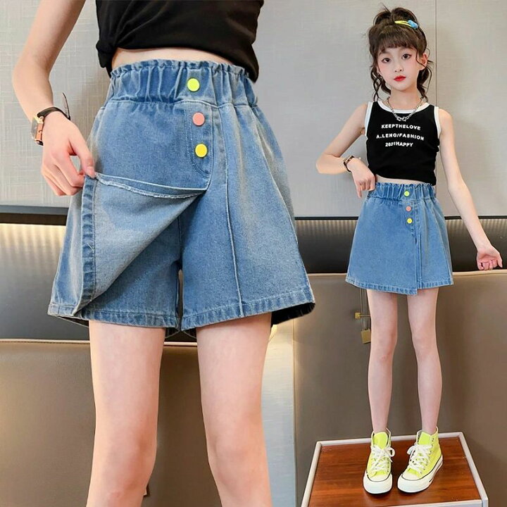 楽天市場】【時限特恵！】スカート パンツ キュロット デニムパンツ 