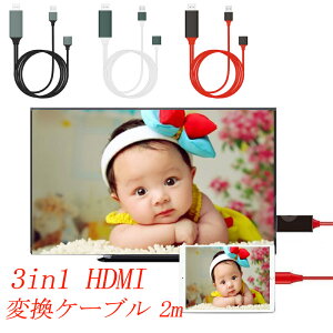 yP2{I17801744~ 11/11܂ŁziPhone HDMI ϊP[u 2m ϊA_v^ 4K 1080P Lightning dsv YouTube erŌ@ Avsv er ڑ CgjO ϊRlN^ j^[