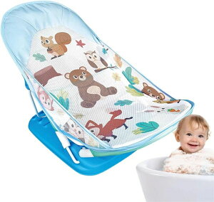 【新発売限定記念価格!】ベビーバスチェア ベビー バスシート サポートネット 子供のシャンプーチェア 折りたたみ可能なシャワーバスタブサポート ベビーバス バスネット 折りたたみ式