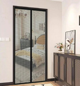 【新発売限定記念価格!】網戸 玄関網戸 マグネット 玄関 静音仕様 開閉式 で閉まる ドア用網戸 玄関 勝手口ドア ベランダ 虫除け ハエなどを避ける グラスファイバー のネットすばやい