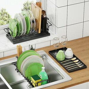 【P5倍!3150→実質2993円 10/27まで】水切りラック 伸縮式 35-47cm 3way使い方 食器水切り キッチンラック シンク上 台所用 スリム 省スペース 一人暮らし 食器乾燥ラック 洗い物ラック 水受けトレ