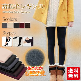 【クーポン利用で1点780円、2点目無料！】【大人気商品 送料無料】裏起毛 レギンス タイツ トレンカ 暖かい レディース 5カラー 無地 防寒 下着 インナー 美脚 伸縮性 秋 冬