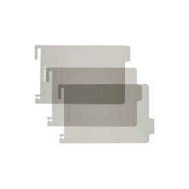 【1000円以上お買い上げで送料無料♪】デルフォニックス ロルバーン ポケット付メモ横型M用 インデックスシート クリアグレー シンプル 便利 3シート入り - メール便発送