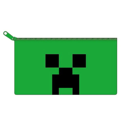 楽天市場 1000円以上お買い上げで送料無料 マインクラフト Minecraft マイクラ フラットポーチ クリーパー 人気 ゲーム キャラクター メール便発送 Clips クリップス